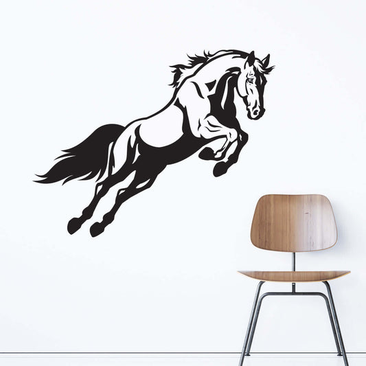 Väggdekor hoppande häst - Dekortorget