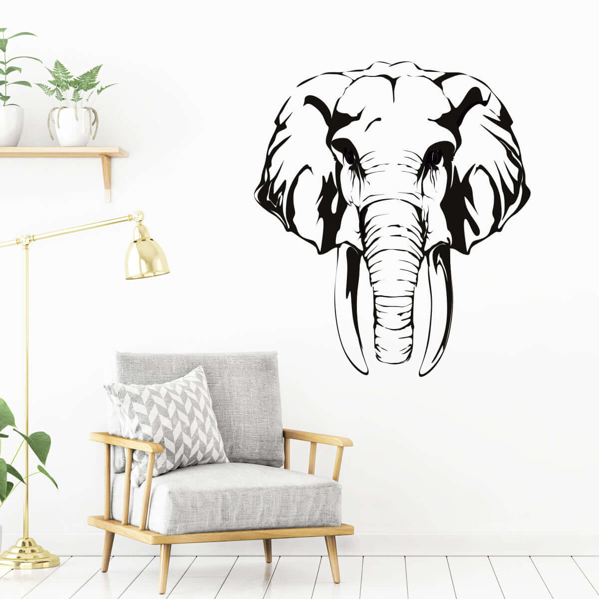 Väggdekor Elefant - Dekortorget