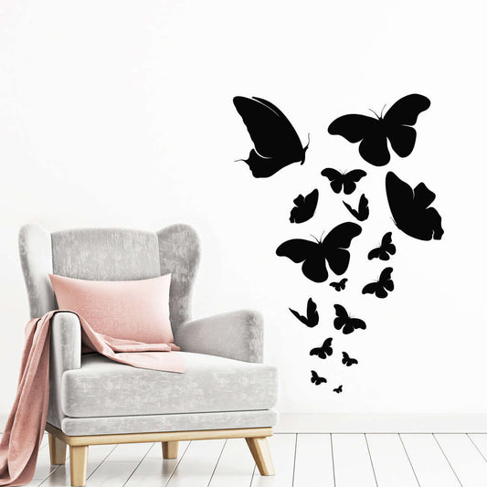 Väggdekor med fjärilar - Dekortorget