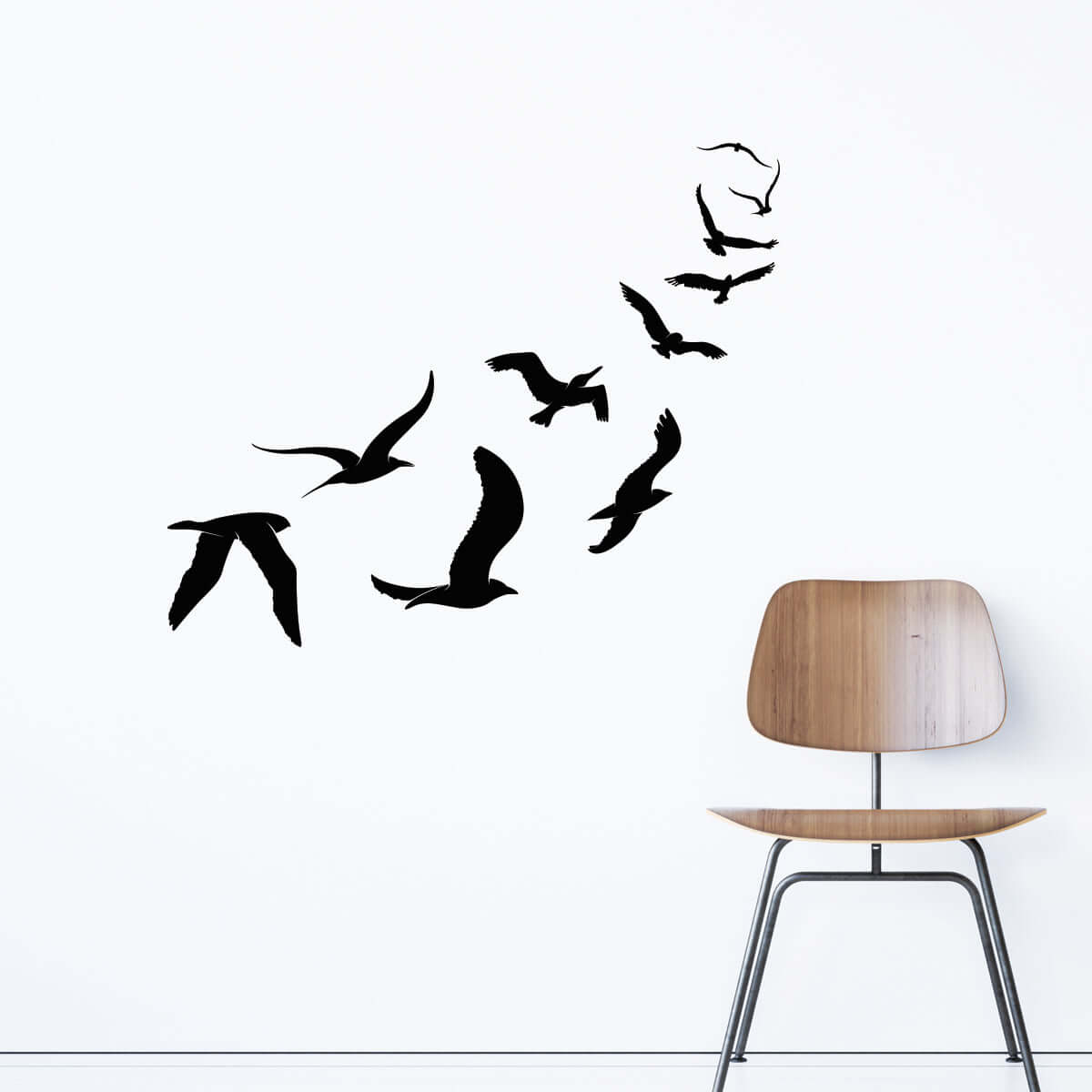 Väggdekor flygande fåglar - Dekortorget