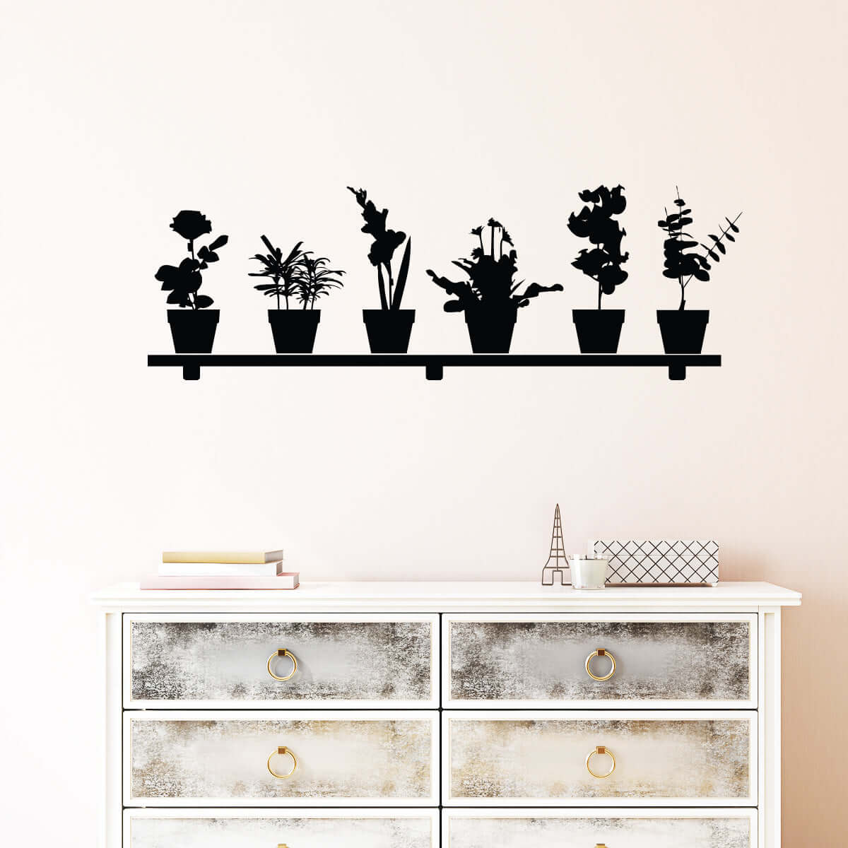 Väggdekor blomkrukor - Dekortorget