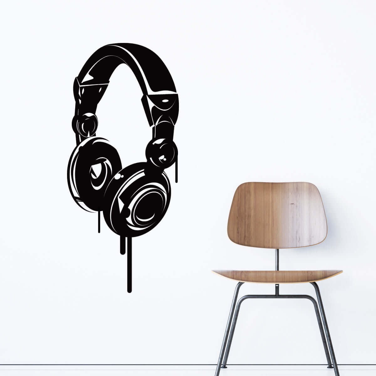 Väggdekor hörlurar - Dekortorget