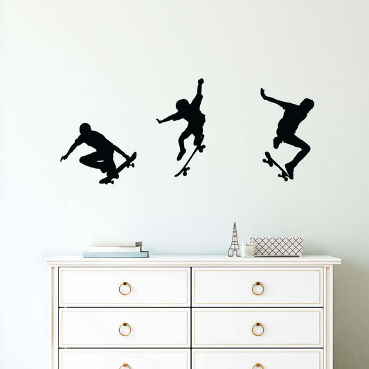 Väggdekor skate 3st - Dekortorget