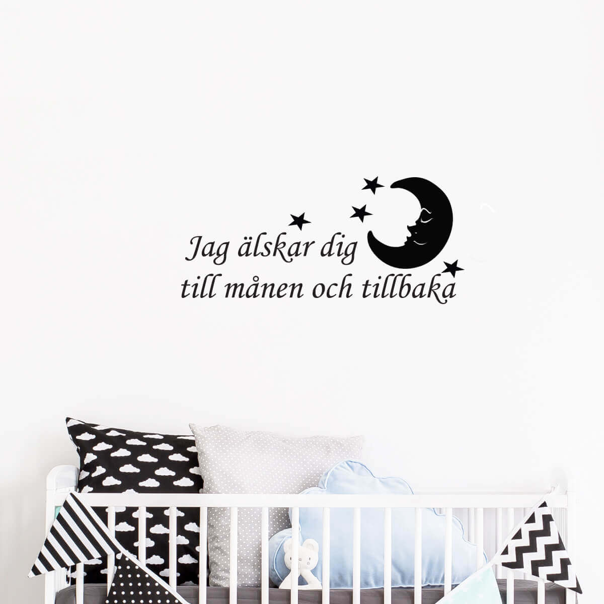 Väggord månen - Dekortorget