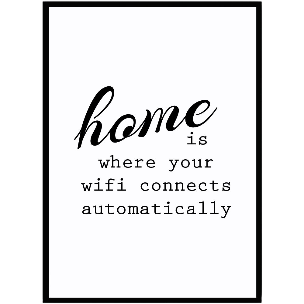 Poster Wifi - Dekortorget