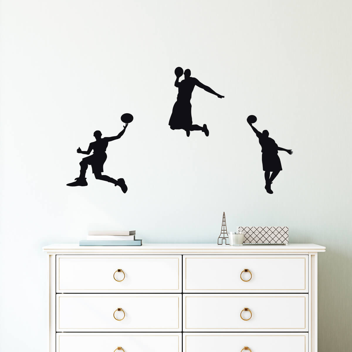 Väggdekor Basket 3st - Dekortorget