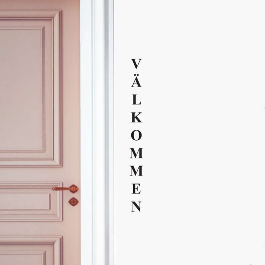 Väggord Välkommen 2 - Dekortorget