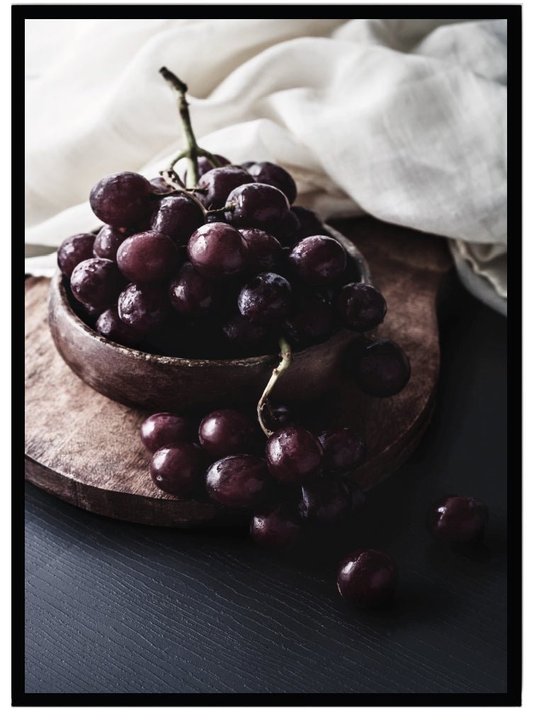 Poster Grapes - Dekortorget