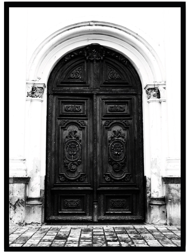 Poster Black door - Dekortorget