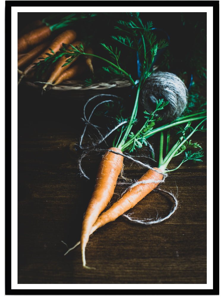 Poster Morötter - Dekortorget