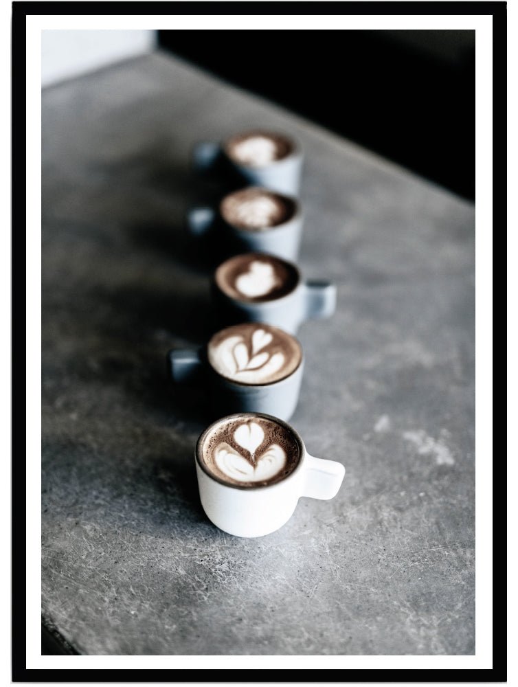 Poster Kaffekoppar - Dekortorget