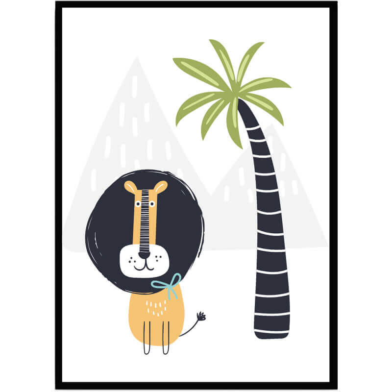 Poster lejon - Dekortorget