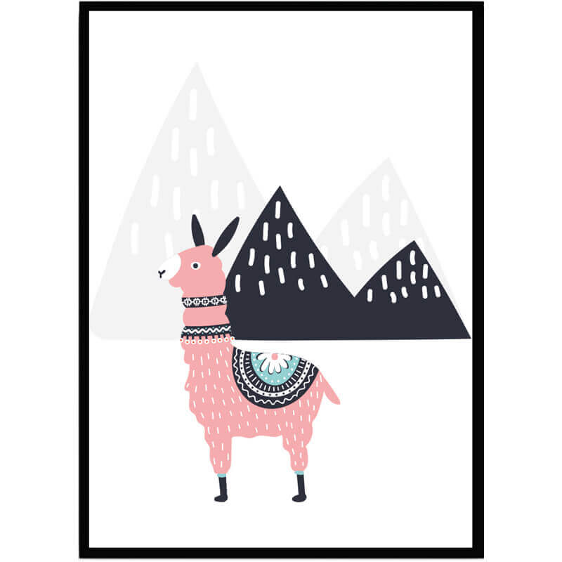 Poster Lama - Dekortorget