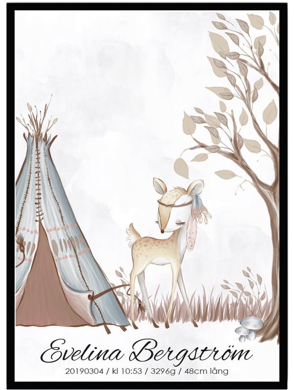 Namntavla Hjort - Dekortorget