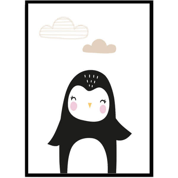 Poster little penguin - Dekortorget