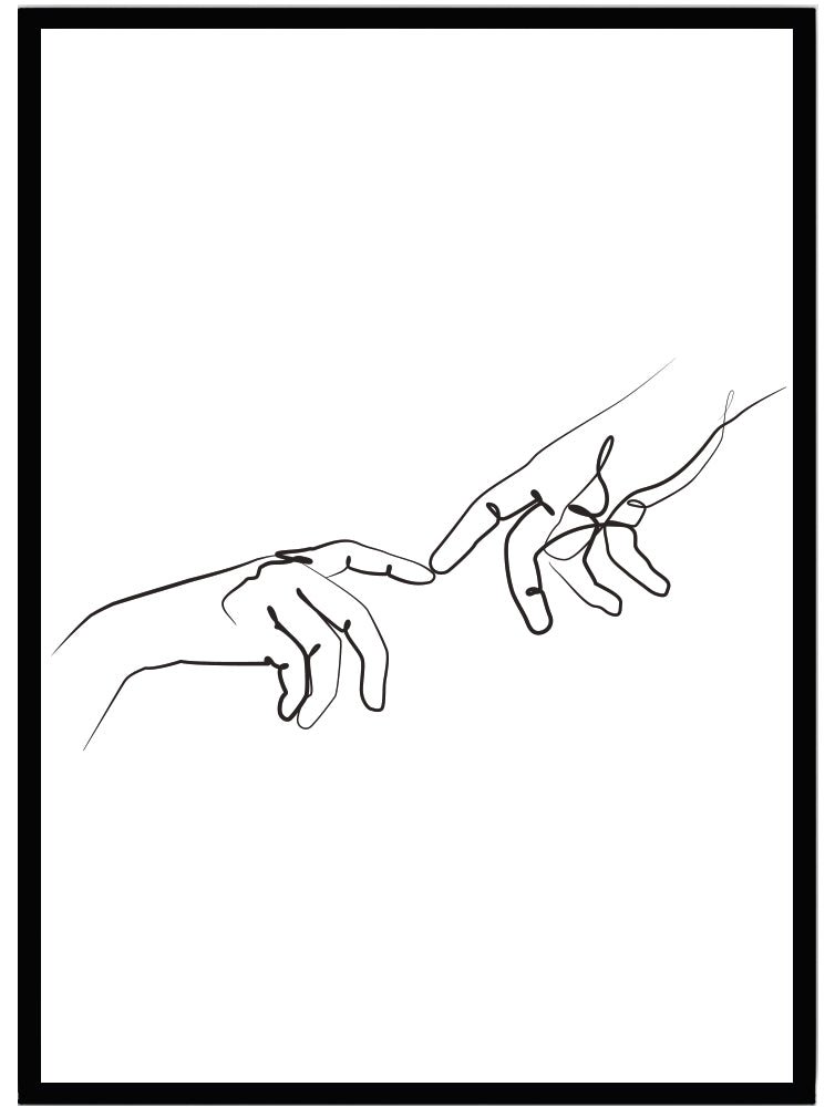 Poster Hands - Dekortorget