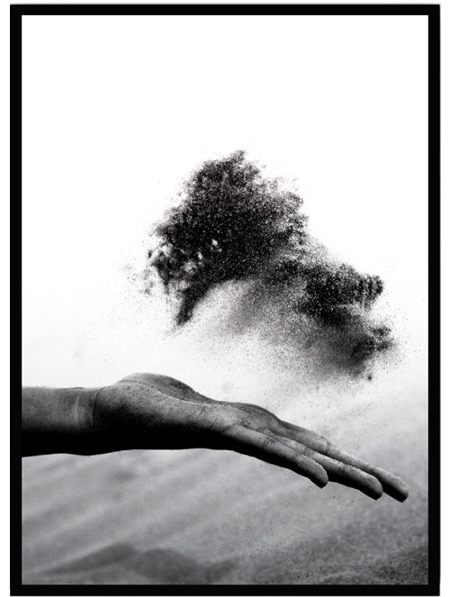 Poster Hand dust - Dekortorget