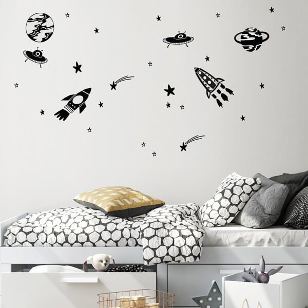 Väggdekor rymden - Dekortorget