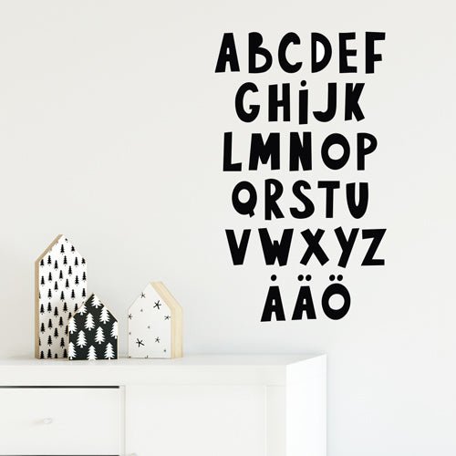 Väggord alfabet - Dekortorget