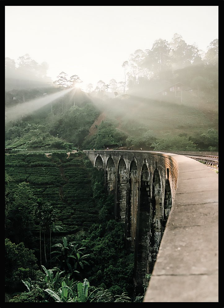 Poster Bridge in morning sun - Dekortorget
