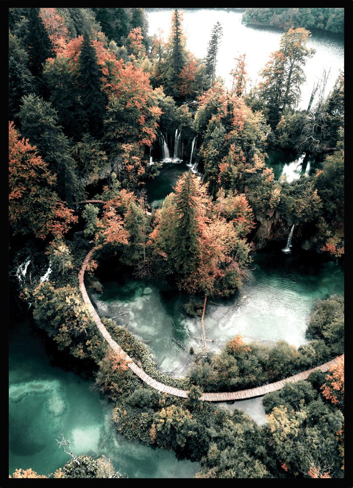 Poster Plitvice lake - Dekortorget