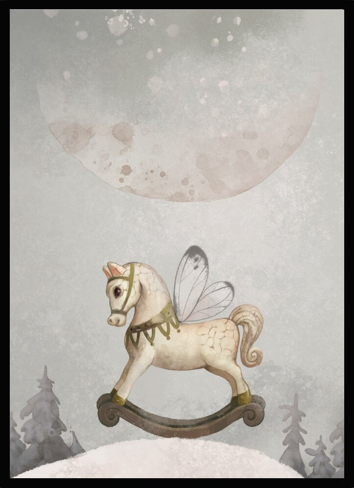 Poster Rocking horse - Dekortorget