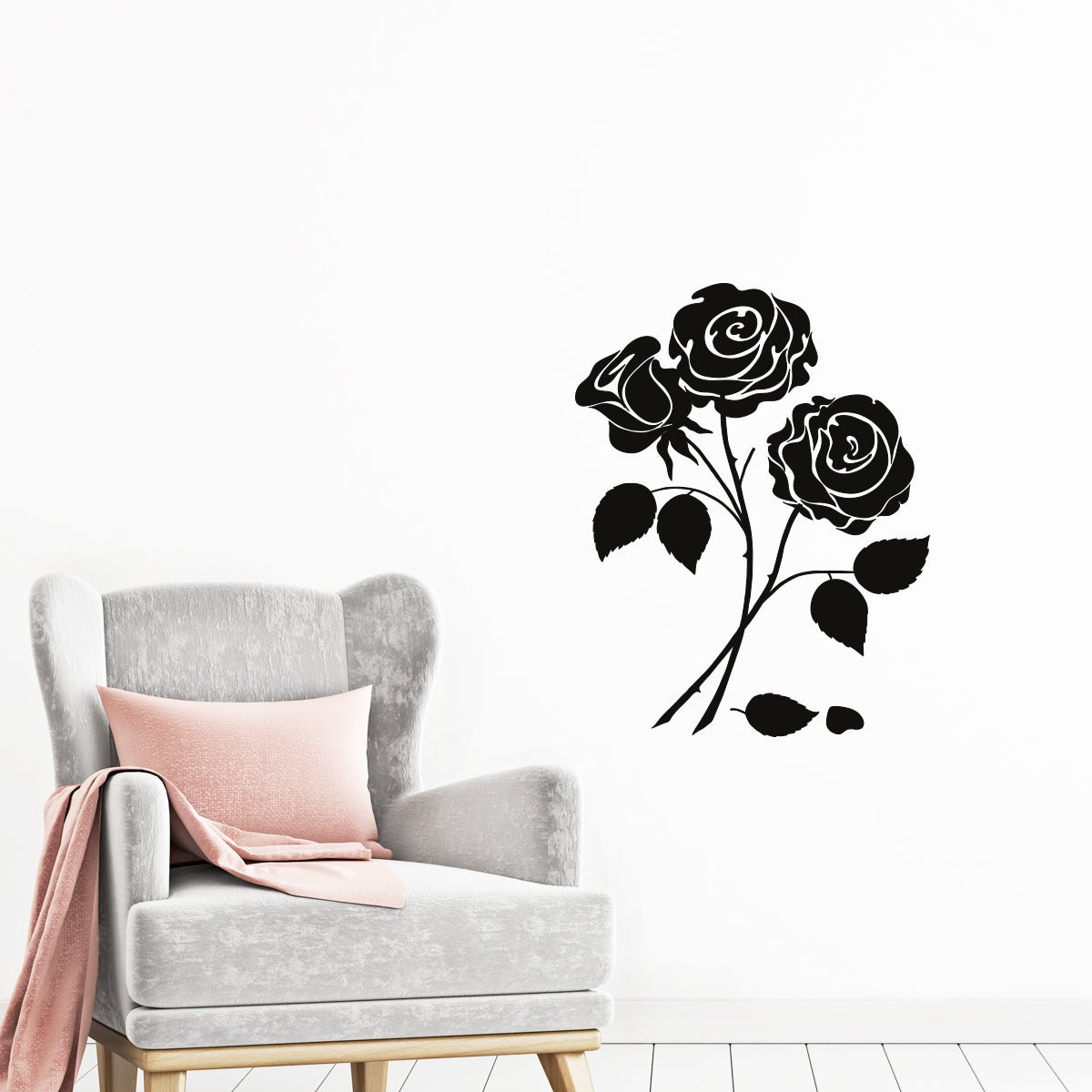 Väggdekor rosor - Dekortorget