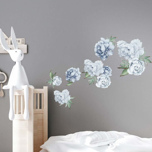 Väggdekor Pioner blå - Dekortorget