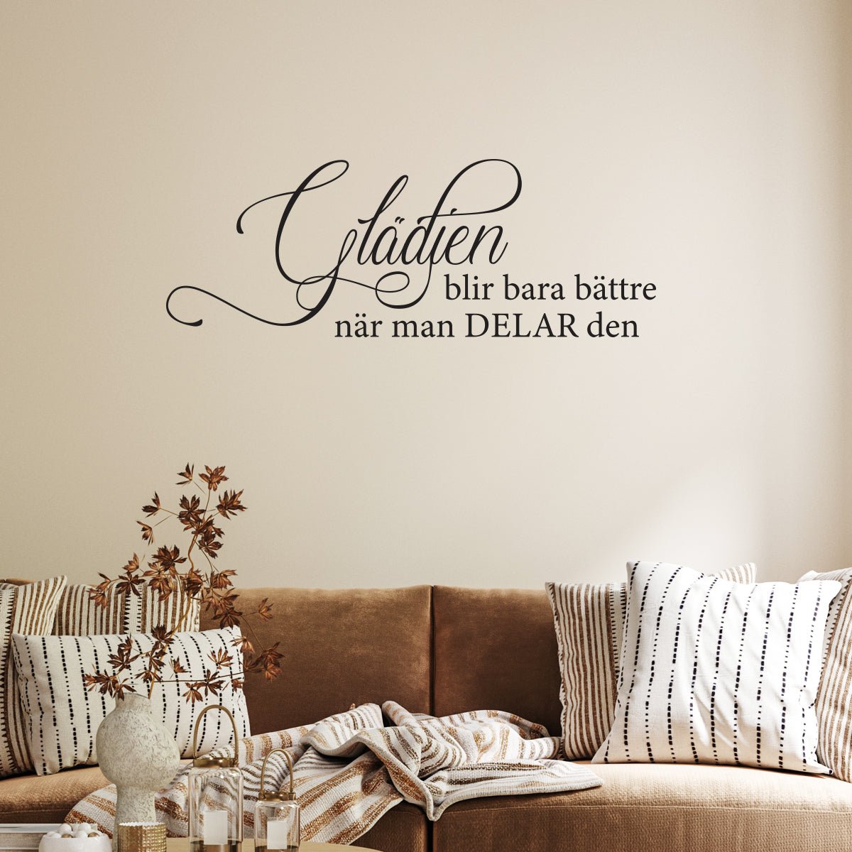 Väggord Glädjen - Dekortorget