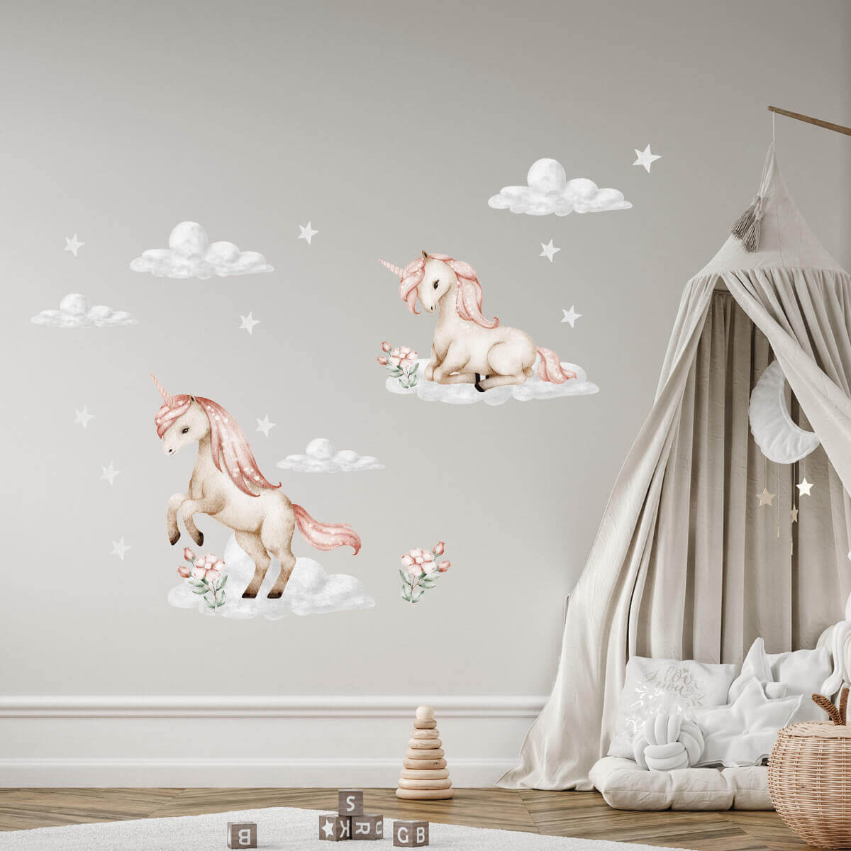 Väggdekor XL Unicorn - Dekortorget
