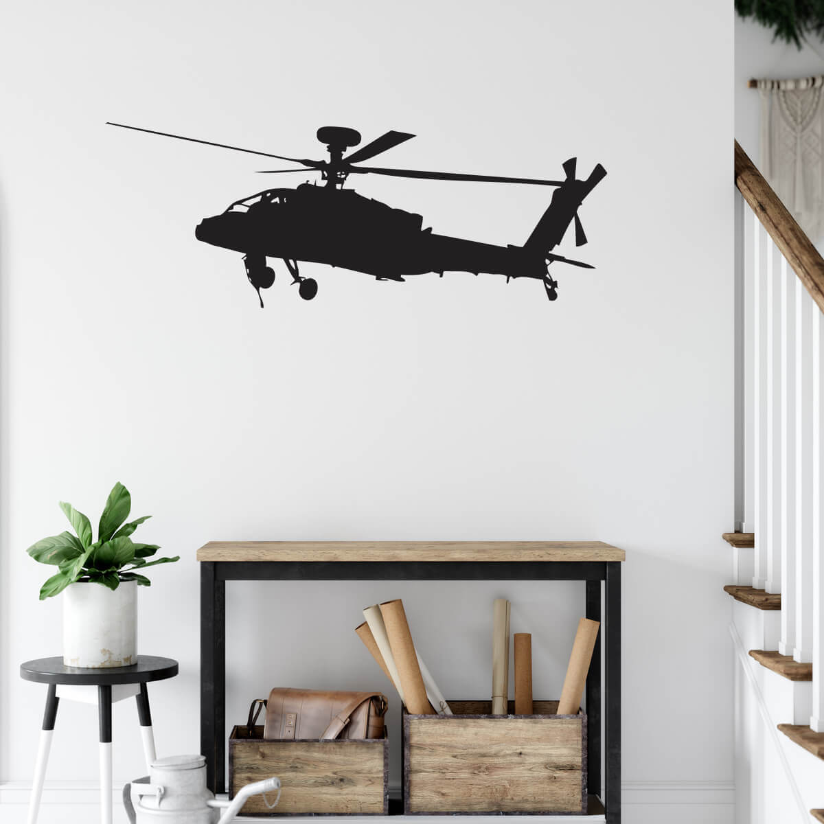 Väggdekor Helikopter - Dekortorget