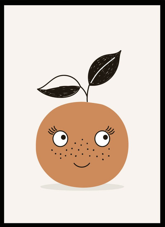 Poster apelsin - Dekortorget