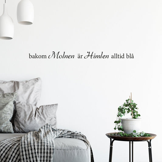 Väggord bakom molnen - Dekortorget