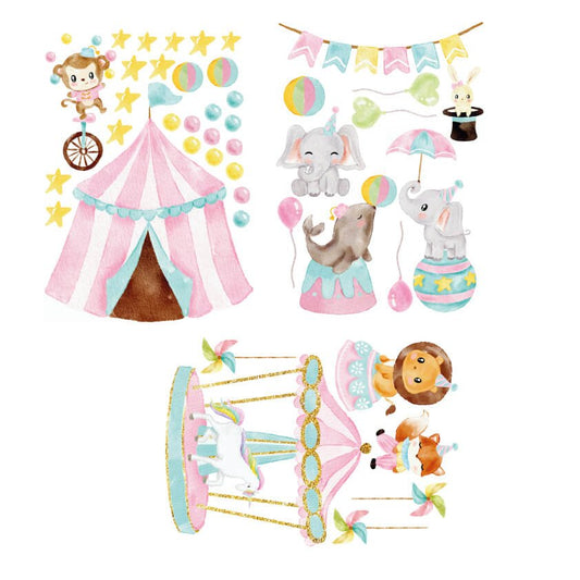 Väggdekor Cirkus - Dekortorget