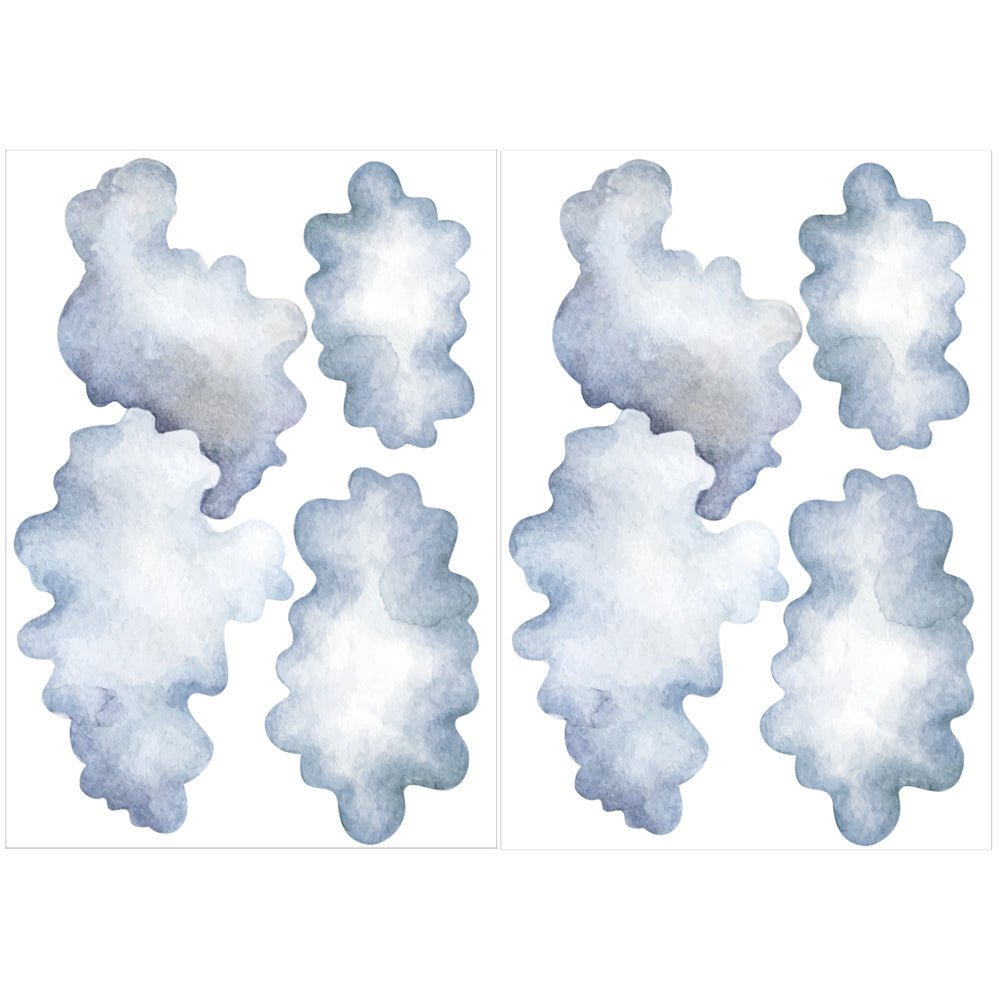 Väggdekor Moln blå - Dekortorget