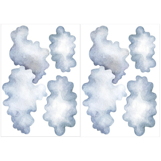 Väggdekor Moln blå - Dekortorget