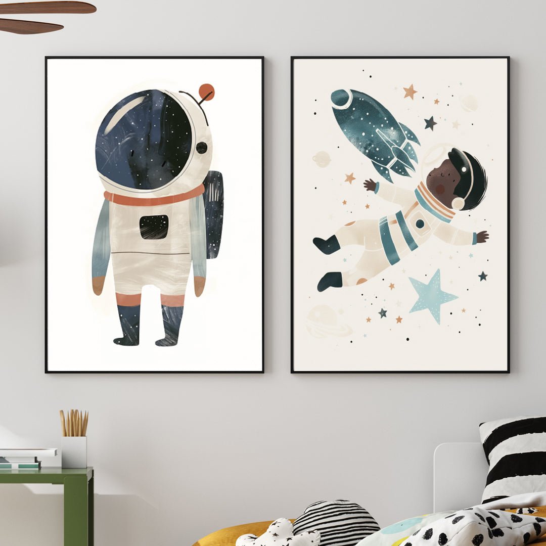 Poster space boy - Dekortorget