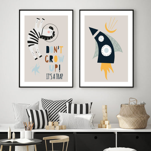 Poster Zebra 2 - Dekortorget