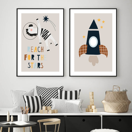 Poster Zebra 1 - Dekortorget