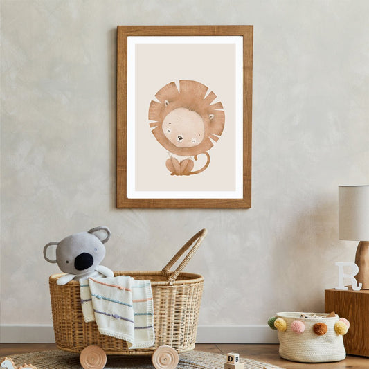 Poster Lion - Dekortorget