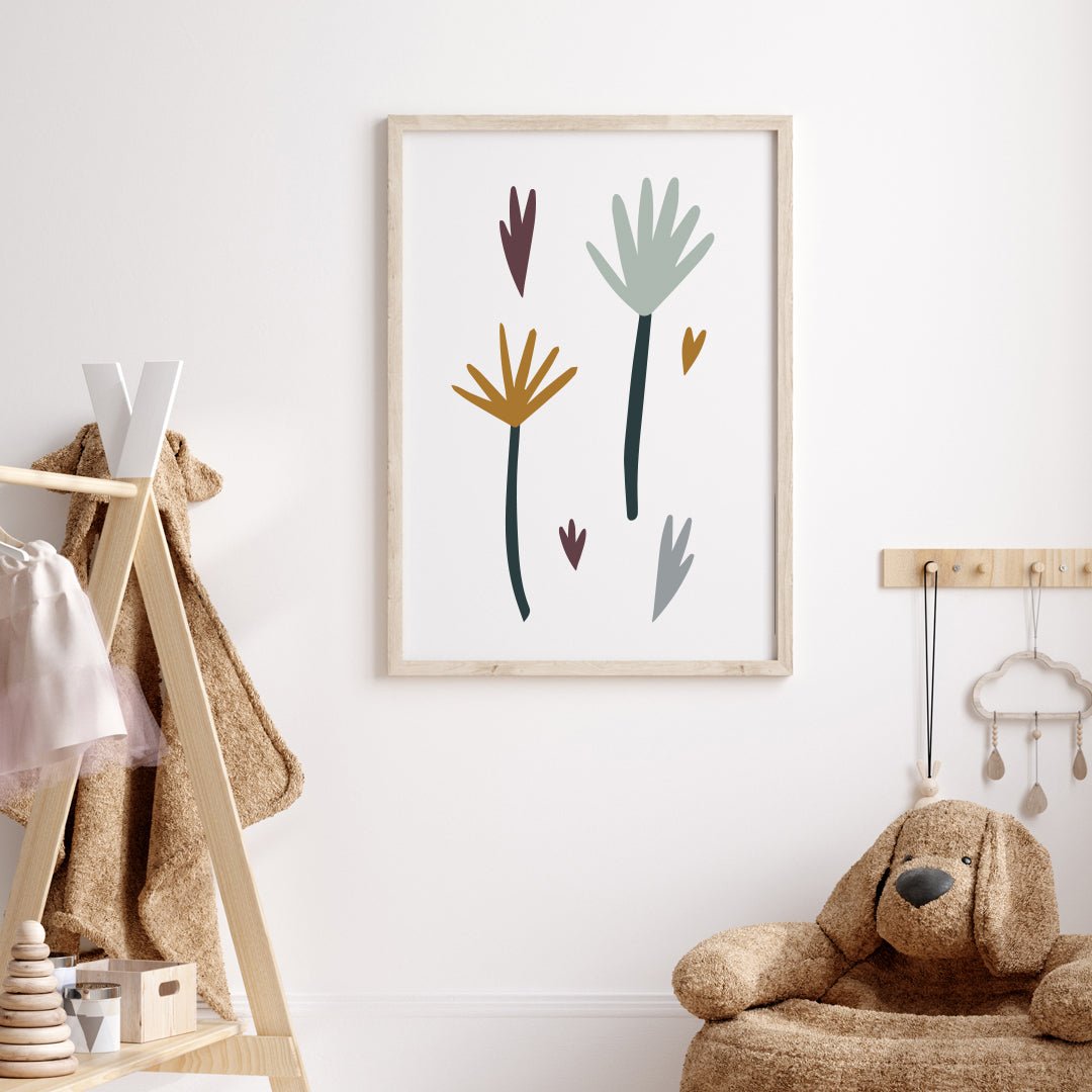 Poster Dinoworld trees - Dekortorget