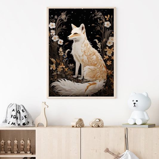 Poster räv 1 - Dekortorget