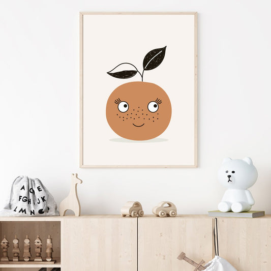 Poster apelsin - Dekortorget