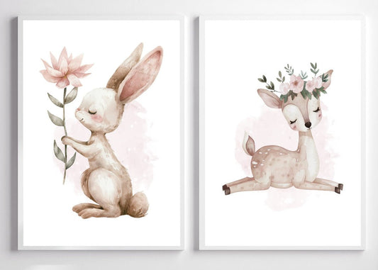 Poster Fairy deer - Dekortorget