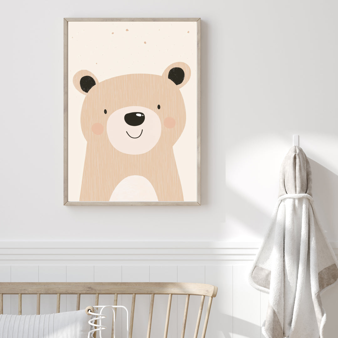 Poster smiling bear
