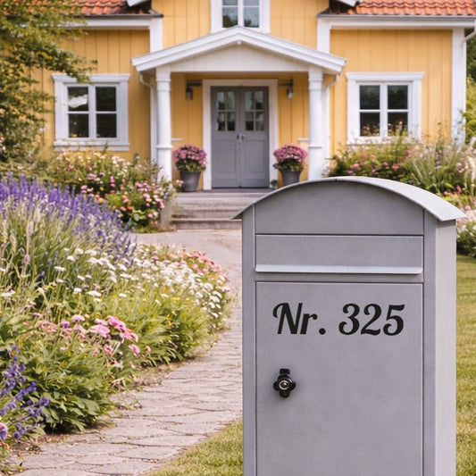 Text till brevlåda - siffror - Dekortorget