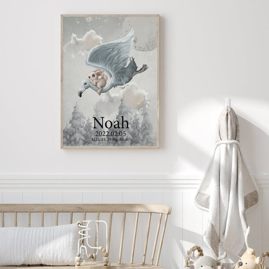 Namntavla Over the trees - Dekortorget