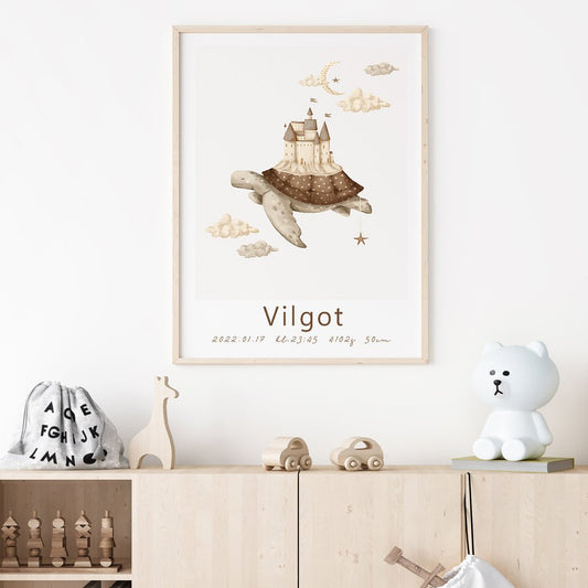 Namntavla Turtle - Dekortorget