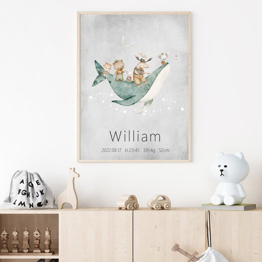 Namntavla Val och djur - Dekortorget