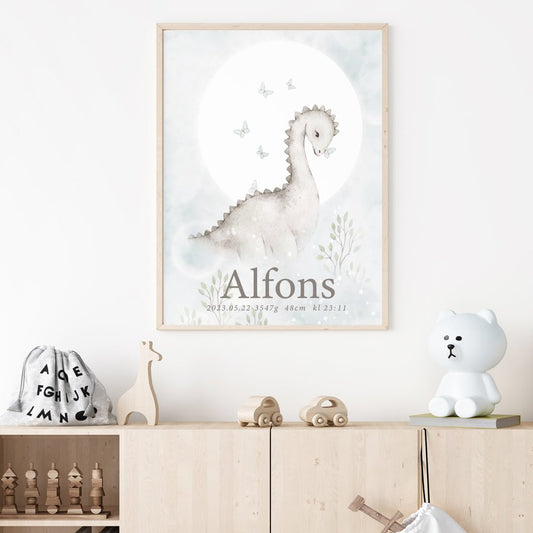 Namntavla Dinosaurie - Dekortorget